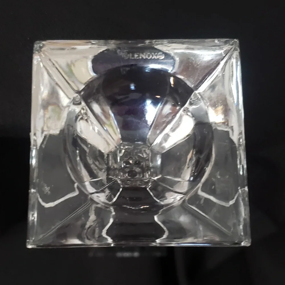 Lenox Full Lead Crystal Tapered Candle Holder 7.75